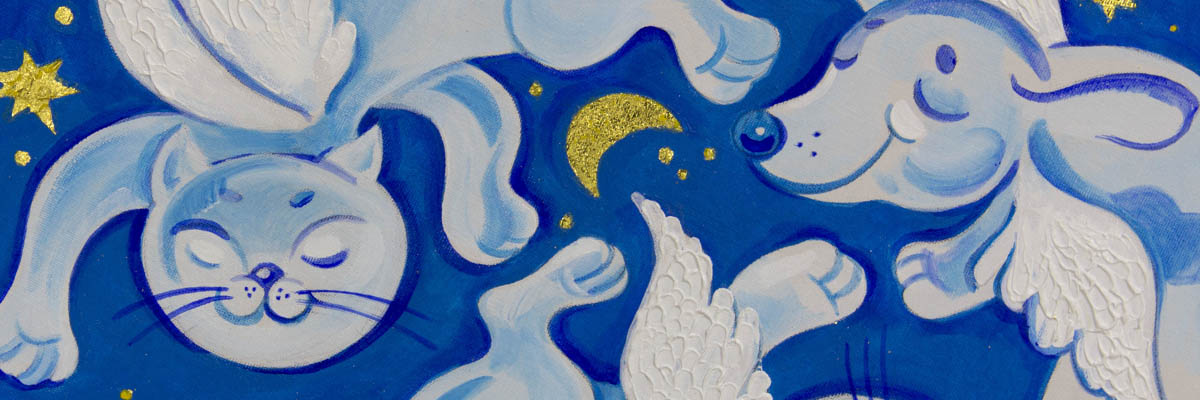 Кот и пёс в гостях у мартовского зайца